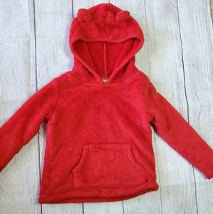 Red bear hoodie 4T